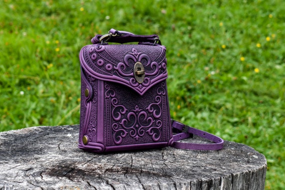 Handmade leather bag, Leather purse, Leather Crossbody purse, Handmade purse, Leather Messenger bag, Leather Shoulder bag, Leather purse