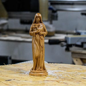 Virgin Mary Statue Our Lady of Grace Statue-Olive Wood Virgin Mary-Our Lady of Mercy-Our Lady of Immaculate Conception statue Mother of God