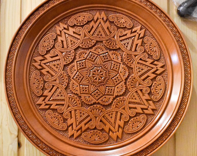 Carved Wooden Plate Wall Hangings Home Decor Wall Decor Wall Plate Hand