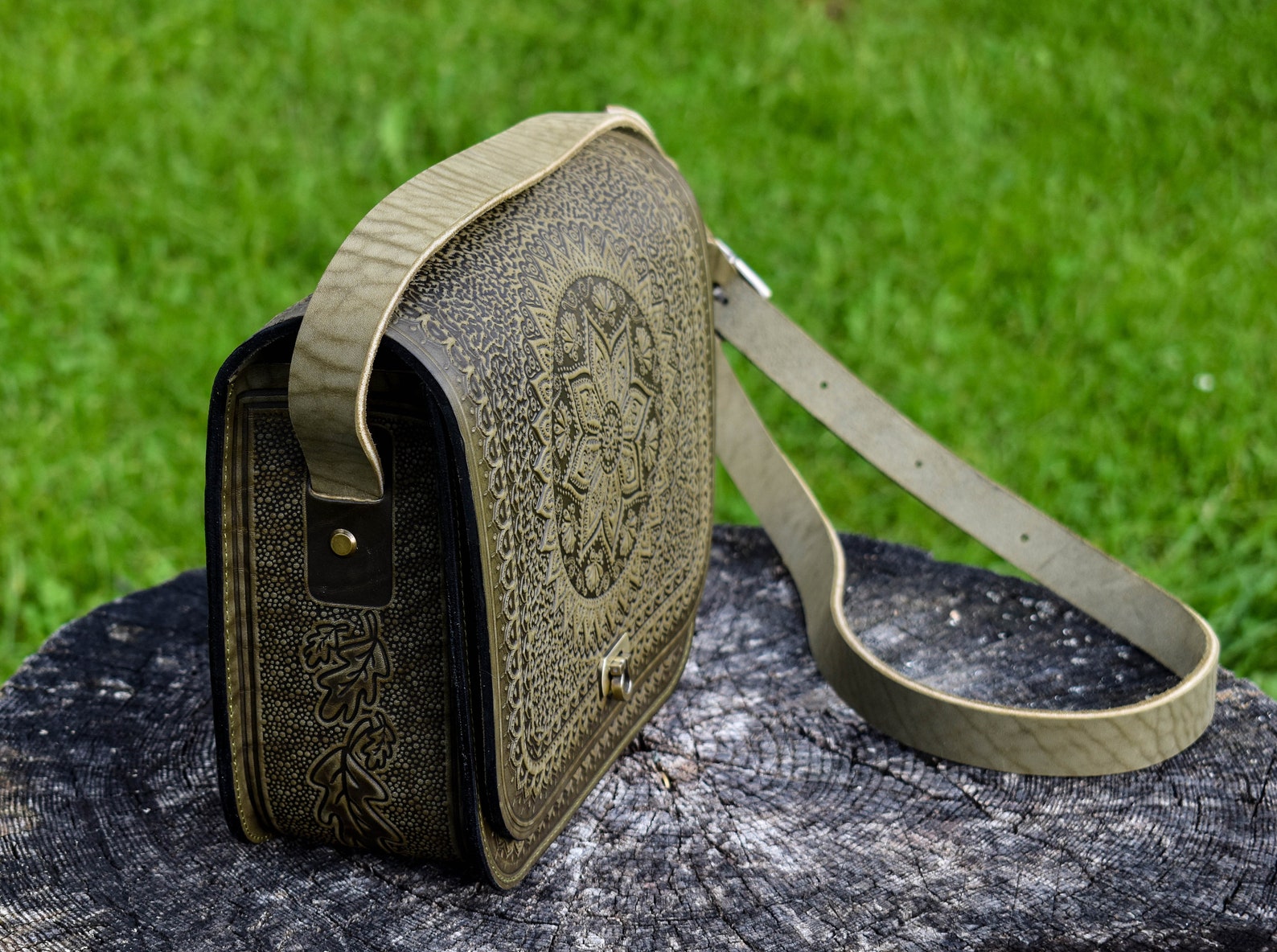 Handmade Leather Bag Leather Purse Leather Crossbody Purse Etsy