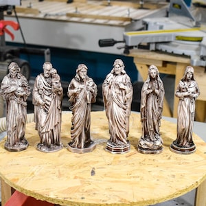 Religiöses Statuen Set: Heilige Heiligenfiguren, Wohnkultur (17 cm)