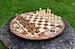 Chess Set Handmade, Wood Chess Board, Shops In Ukraine, Chess Set With Storage, Ukranian Sellers, Wooden Chess Game, Chess Pieces Unique 