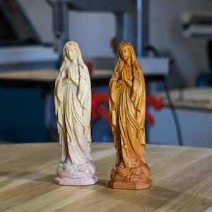Virgin Mary Statue - Christian Sculpture, Our Lady of Mercy, Christian Icons, Virgin Mary Icon, Mother of God Icon, Religious Gifts Ornament
