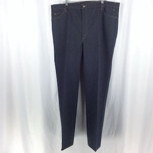 NWOT Vintage Levis 517 70s Saddleman Boot Cut Jeans Mens 46x34 Dacron Polyester