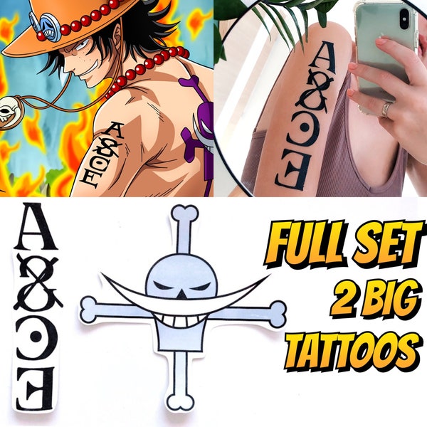 LIVRAISON GRATUITE! Ensemble de tatouage Ace