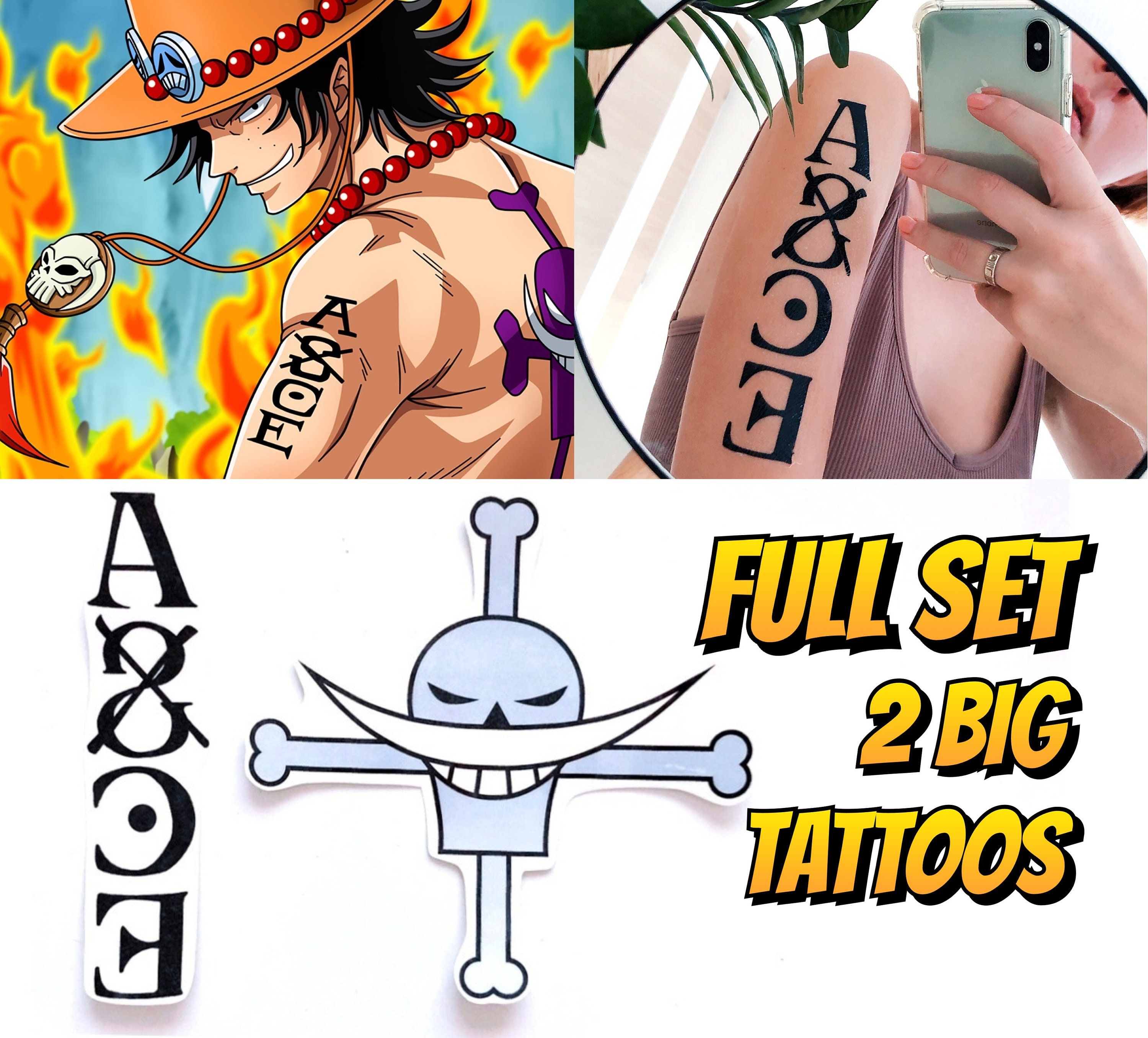 One piece tattoos, One piece comic, One piece manga