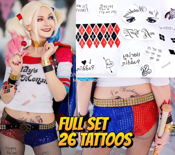 Get The Look - HARLEY QUINN CosPlay Makeup Kit - BRAND NEW - SHIPS FREE!