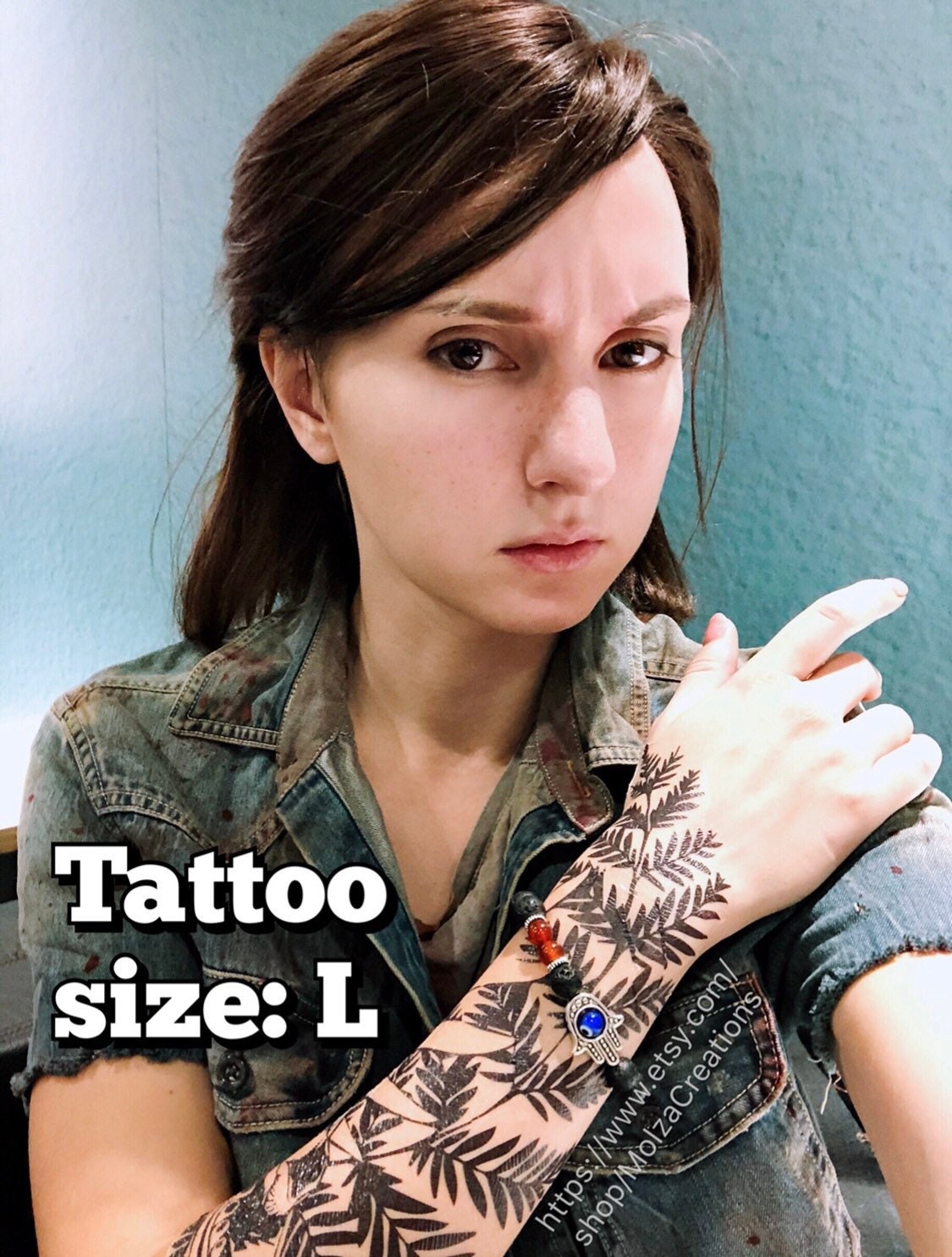 Ellie Temporary Tattoo 4 BONUS TATTOOS 