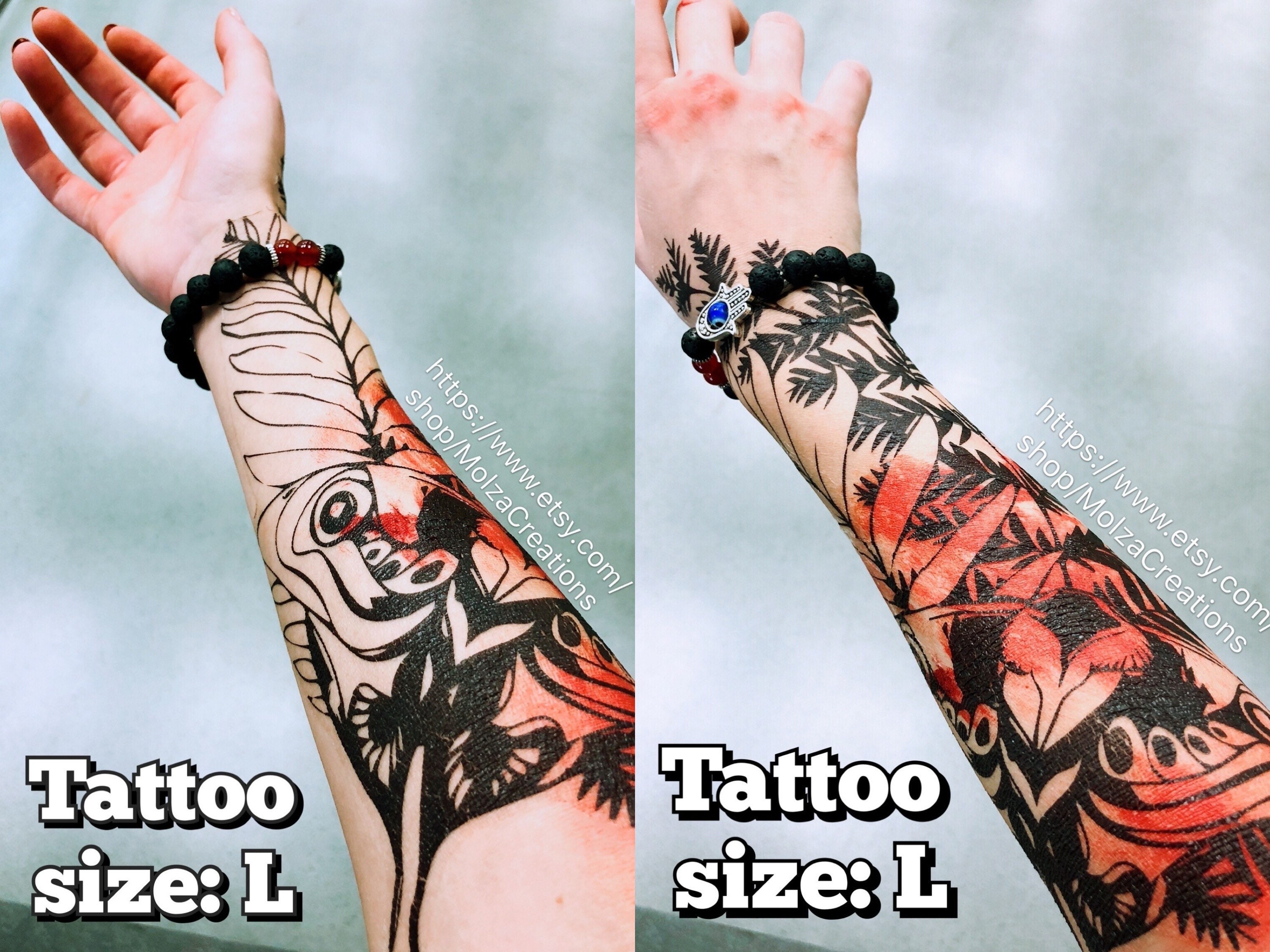 Ellie temporary tattoo + 4 BONUS TATTOOS