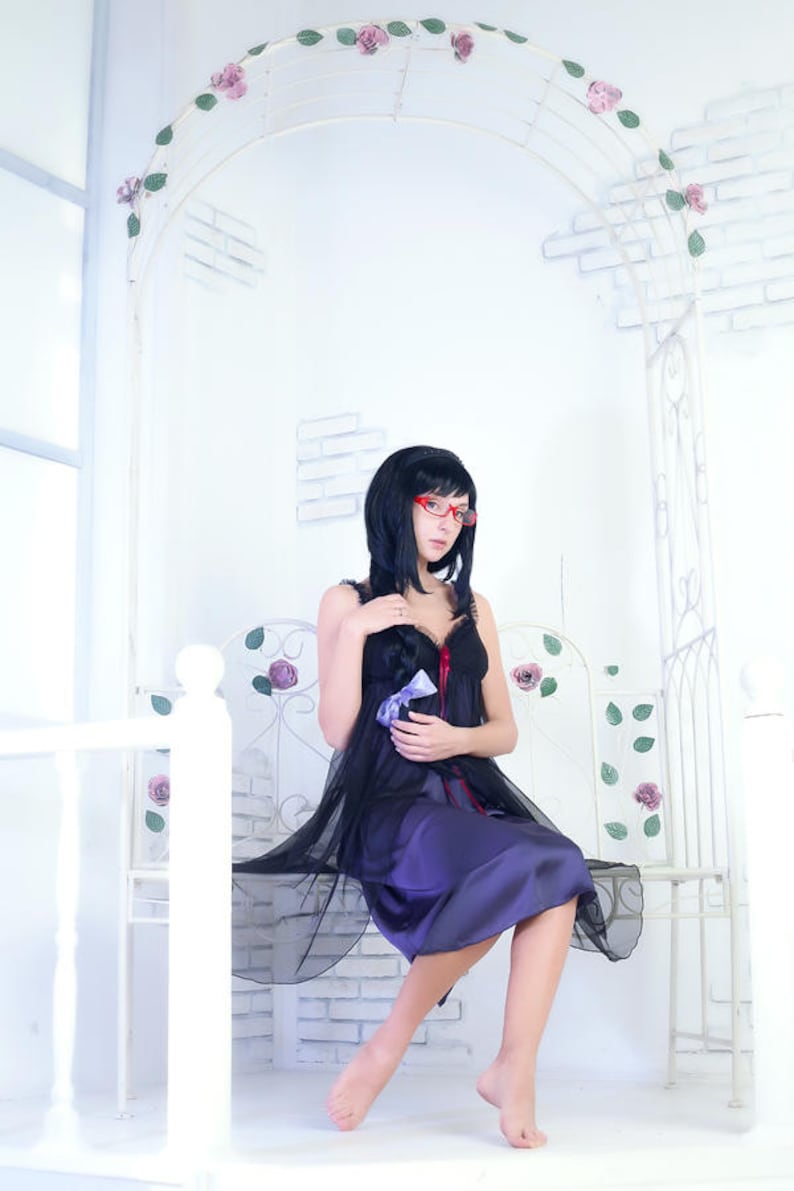 Akemi Homura Cosplay Print - Etsy