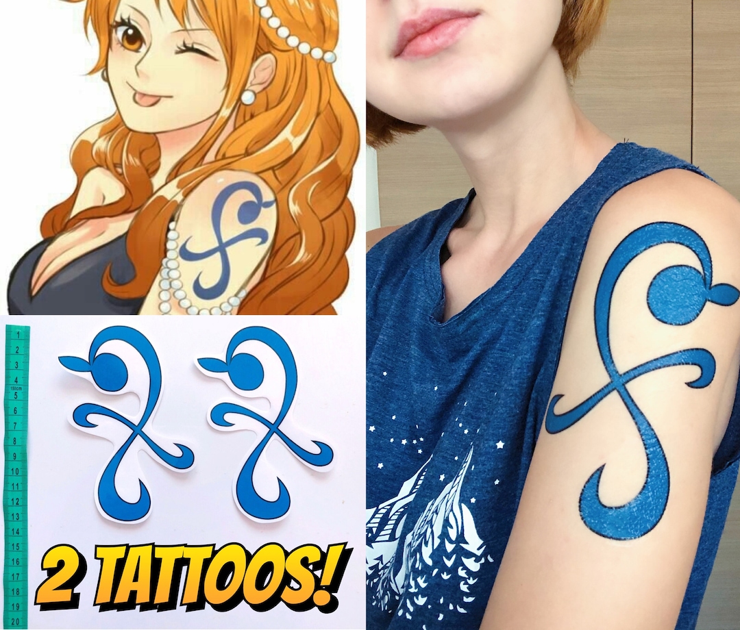 Nami Temporary Tattoos, Set of 2 - Etsy