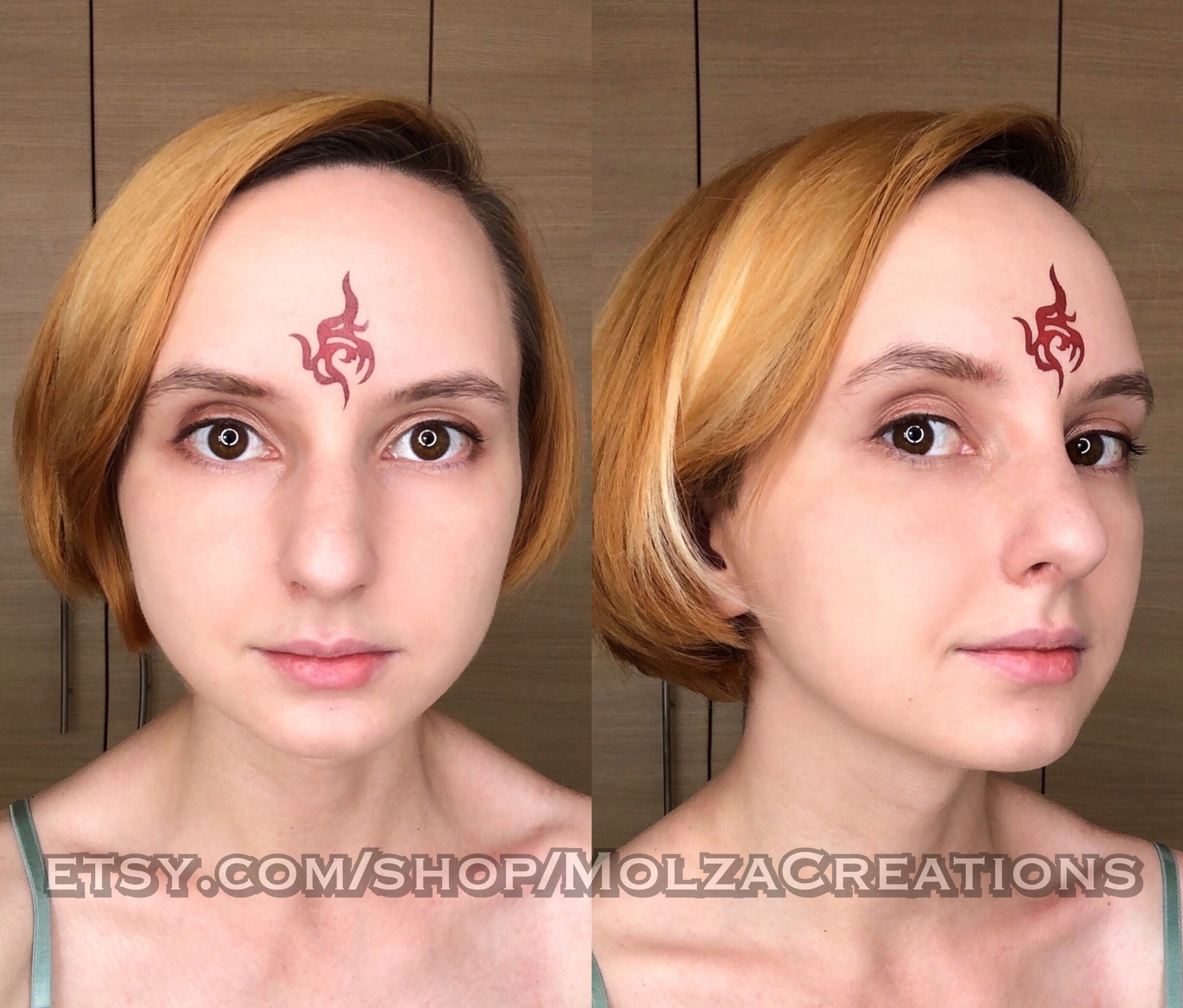 Luo Binghe Temporary Forehead Tattoos Set of 3 Etsy