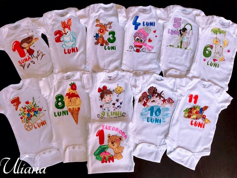 painting onesies at baby shower