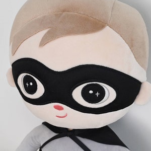 Peluche Super Boy doudou XXL 68 cm doudou personnalisé bébé garçon image 3