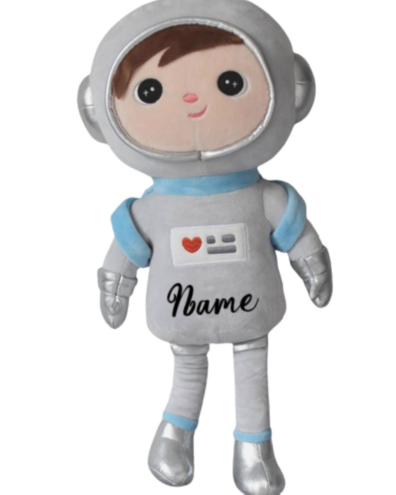 Peluche astronaute doudou 46 cm personnalisé doudou bébé image 1