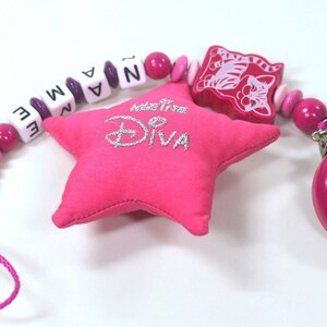 Collar de chupete llamado Little Diva imagen 2