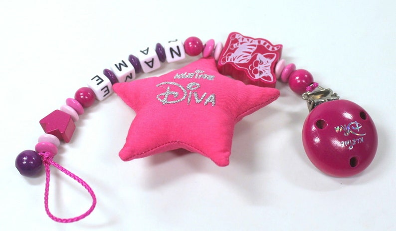 Collar de chupete llamado Little Diva imagen 2