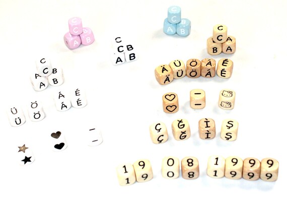 Schnullerkette mit Namen Doppelname Rockstar Baby Taufe Geburt Sterne Junge