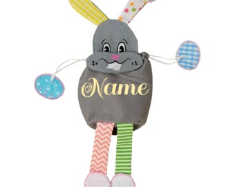 Easter bag Bunny with name Easter nest Easter bag Young girls Easter