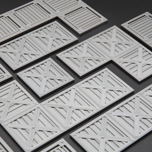 Floor Tiles 1 - Modular Industrial Terrain - 40k Necromunda wargaming scenery bits
