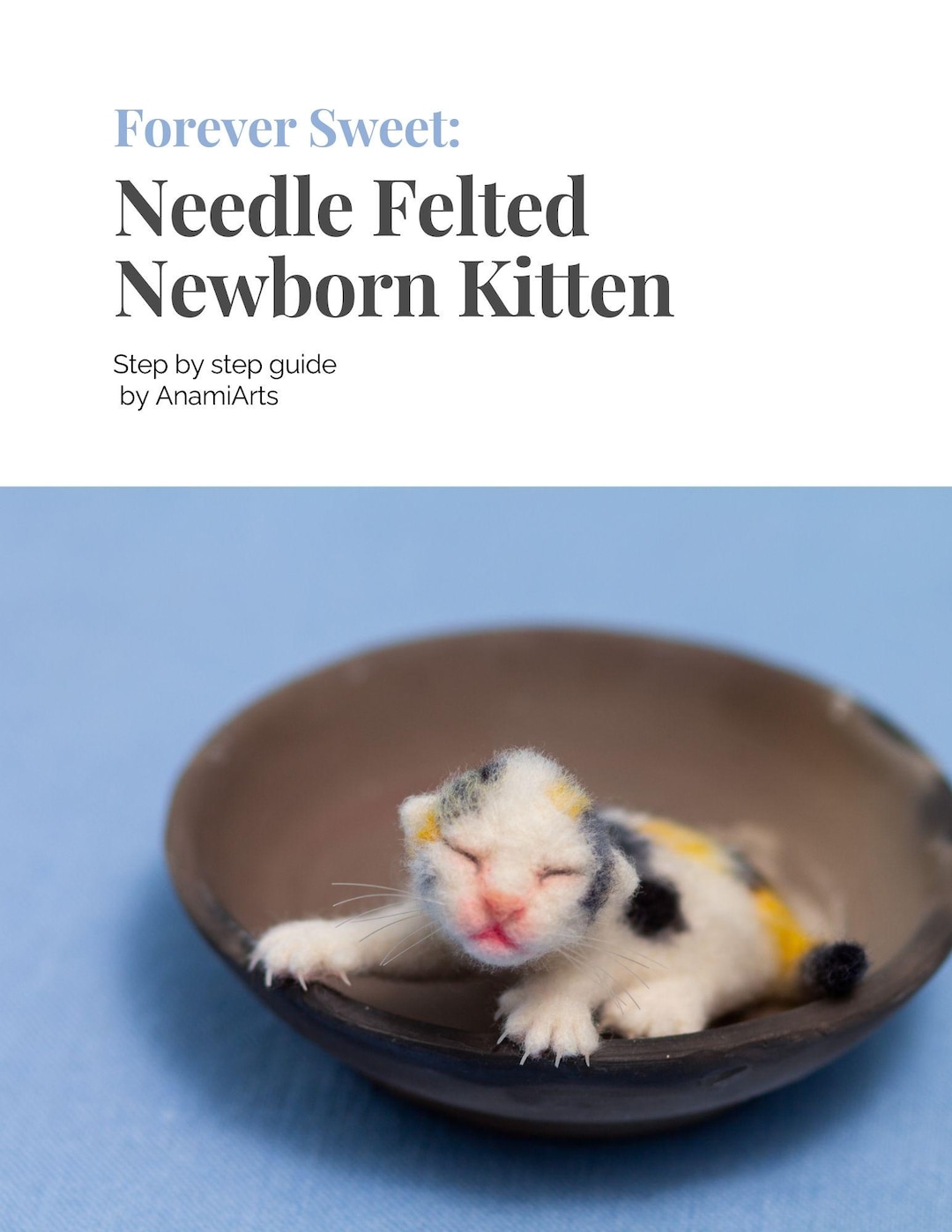 Needle Felted Kitten Guide: Step-by-step Ebook (digital Download) - Etsy
