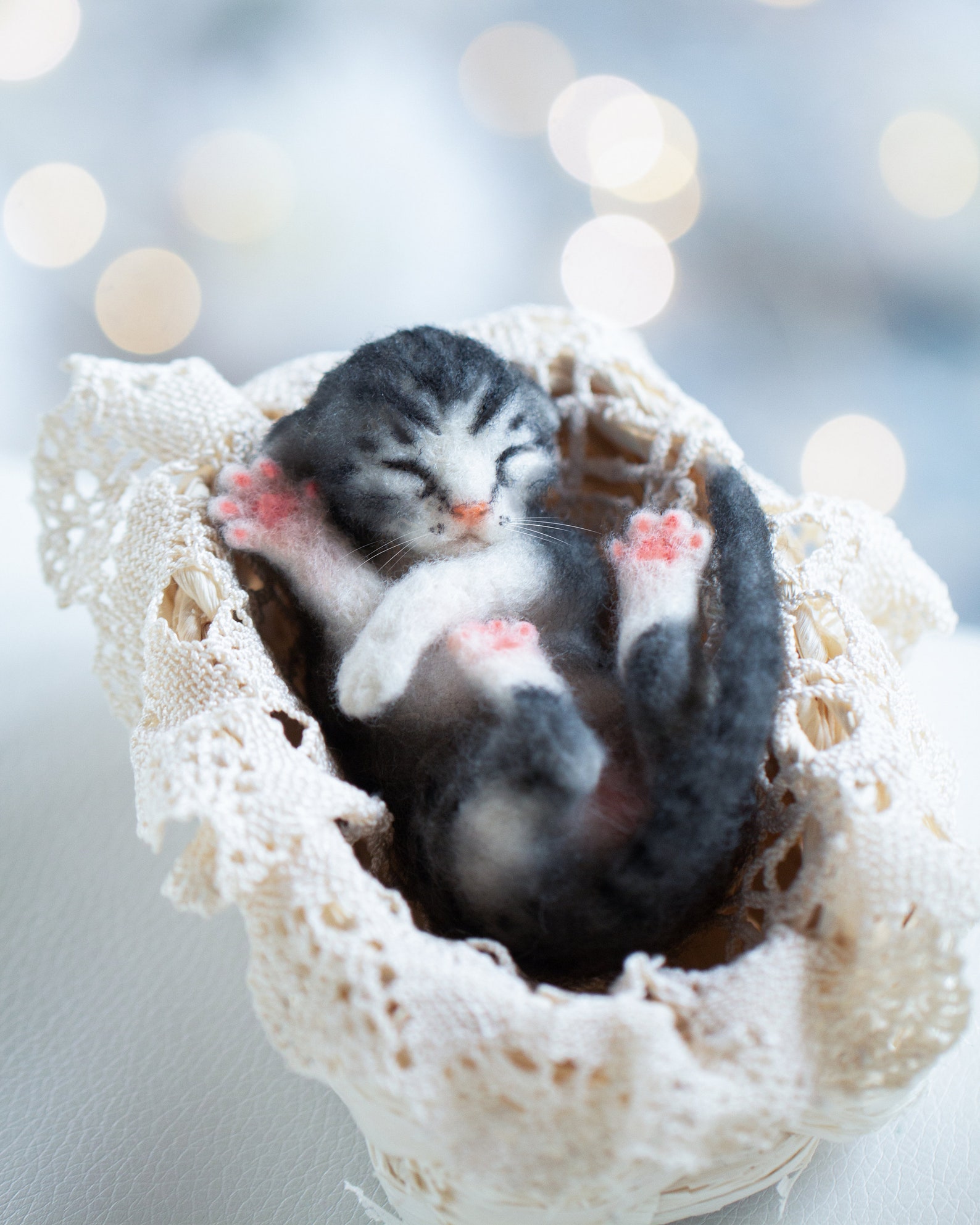 Needle Felting Kitten Tutorial, Felted Cat Tutorial, Video Tutorial