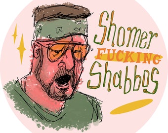 Shomer Fucking Shabbos-Sticker