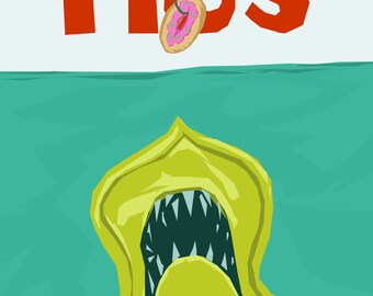 Cut Bait (Jaws Parody) Stickers