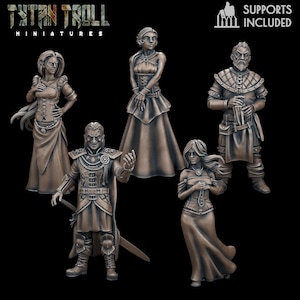 28/32mm, Curse of Strahd 3 Bundle , TytanTroll Minitures, Dungeon and Dragons, RPG, Dnd, Pathfinder, Vampires.