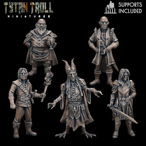 28/32mm, Curse of Strahd 6 Bundle , TytanTroll Minitures, Dungeon and Dragons, RPG, Dnd, Pathfinder, Vampires.