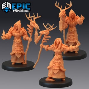 Winter Shaman 1539-1541, Medium Miniature, Epic miniature, Dungeon and Dragons, RPG, Dnd, Pathfinder, monsters, Dnd Fathers Day gift