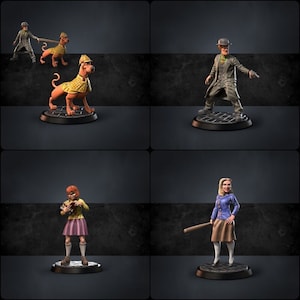 Dr Waggy, Dooby Roo en Team miniatuurset, D&D tafel-RPG, 32 mm