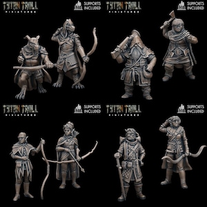 28/32mm, Ranger Heroes of the Races , Medium Miniatures, TytanTroll Miniatures, Dungeon and Dragons, RPG, Dnd, Pathfinder, Adventureres.