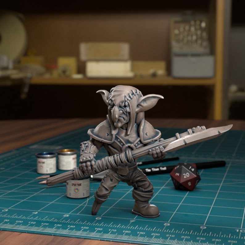 28/32mm Goblin Raider Bundle Deal, Medium Miniatures, TytanTroll Minitures, Dungeon and Dragons, RPG, Dnd, Pathfinder, Gobliins image 5
