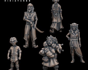 Curse of Strahd Vampires Miniaturen | 28mm-32mm | Harz 3D Gedruckte Vampir Charaktere | D&D / Pathfinder