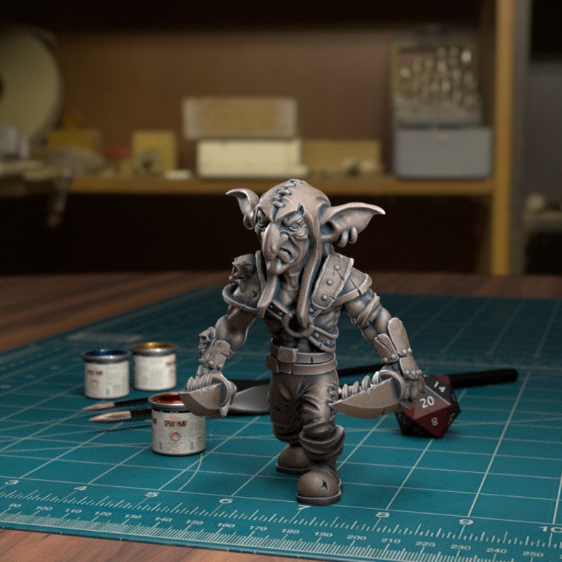 28/32mm Goblin Raider Bundle Deal, Medium Miniatures, TytanTroll Minitures, Dungeon and Dragons, RPG, Dnd, Pathfinder, Gobliins image 2