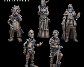 Curse of Strahd Vampires Miniaturen | 28mm-32mm | Harz 3D Gedruckte Vampir Charaktere | D&D / Pathfinder