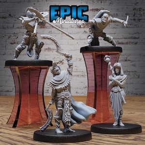 Mummy Miniature | 28mm & 32mm Scale Ancient Undead Creature for DnD, Pathfinder, Tabletop RPGs, and Dark Fantasy Adventures
