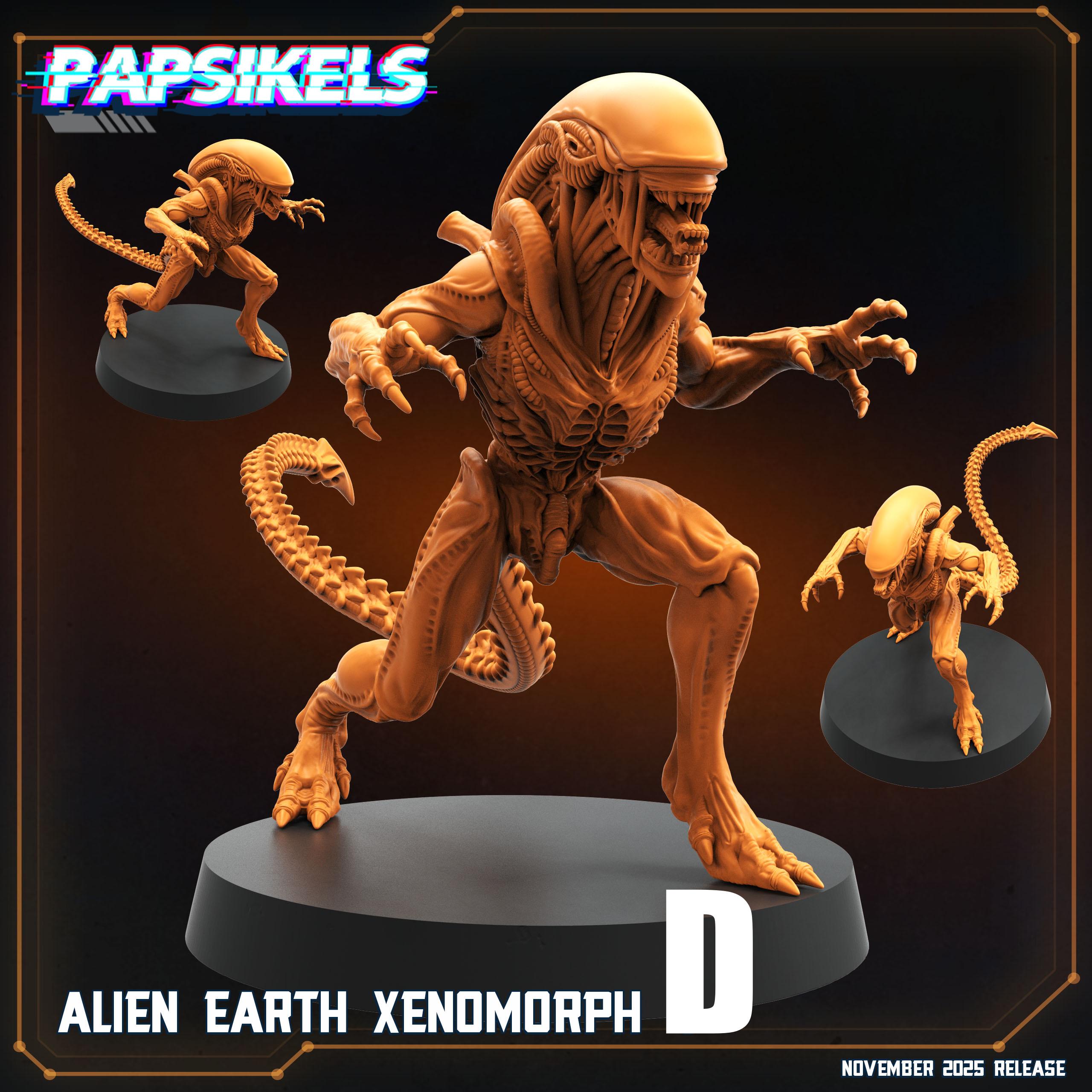 Alien Xeno | 28mm-32mm | 3D Printed Resin Sci-fi Alien Earth Xenomorph ...