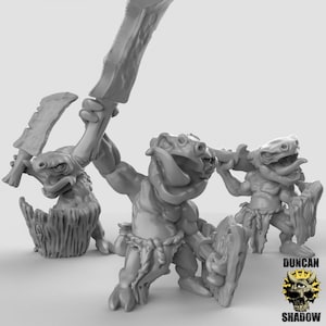 D0244-D0246 Duncan Shadow Kobolds Fighters Dnd, Dungeon and Dragon Mini, Tabletop Miniature, Miniature, Fantasay Miniatures, Dnd Kobolds,