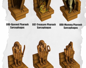 Desert Terrain – Pharaoh & Horus-pakket voor DnD-tegels