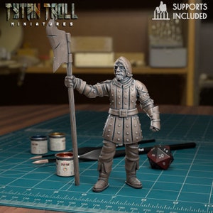 28/32mm scale City Guards 2 Bundle Deal, Medium Miniatures, TytanTroll Minitures, Dungeon and Dragons, RPG, Dnd, Pathfinder, Footmen. City Guard 9