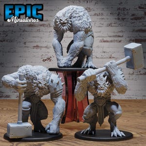 Quaggoth Miniature | 28 mm Skala Vildt Odjur för DnD, Pathfinder, Brädspel och Underdark Adventures