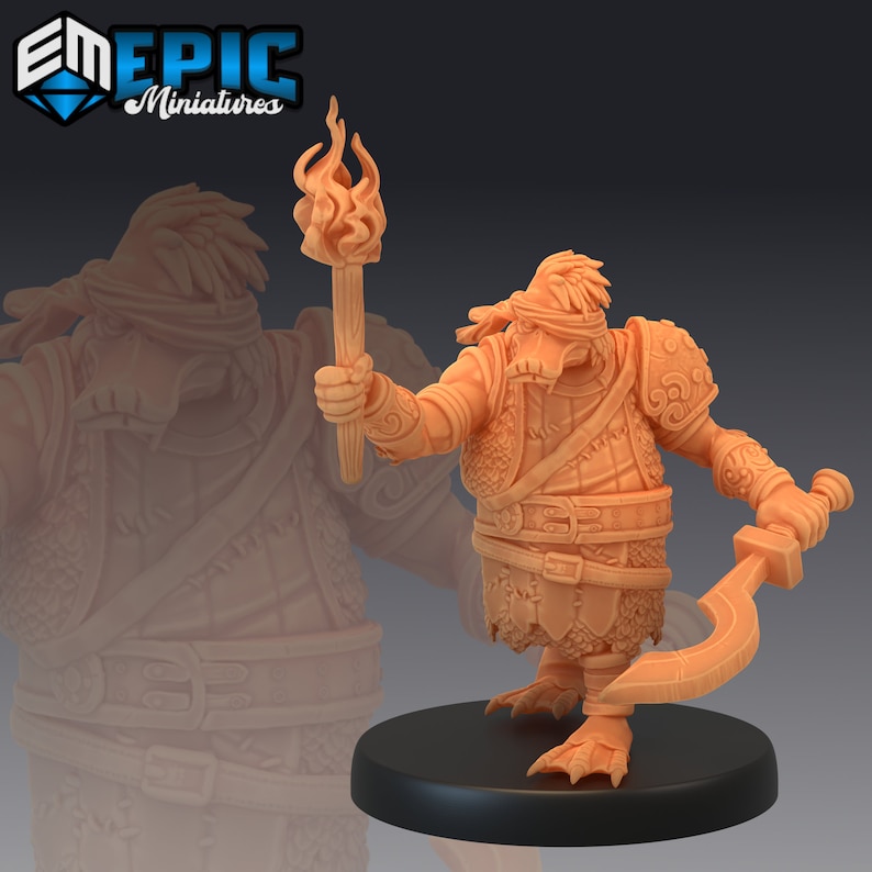 Duck Warriors Miniatures | 28mm-32mm | Resin 3D Printed Duckfolk ...