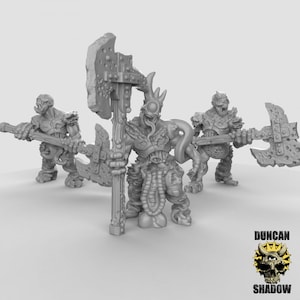 D0207-D0209 Duncan shadow, Dnd Plague Greater Axe, Plague Zombies, Human Plague Monster, Dnd Plague Zombies, Dnd Plague Demon Guard,