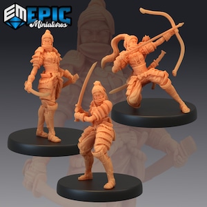 Samuari Female 558-560 Medium Miniature, Epic miniature, Dungeon and Dragons, RPG, Dnd, Pathfinder, Female Warrior Famale Fighter Feudal
