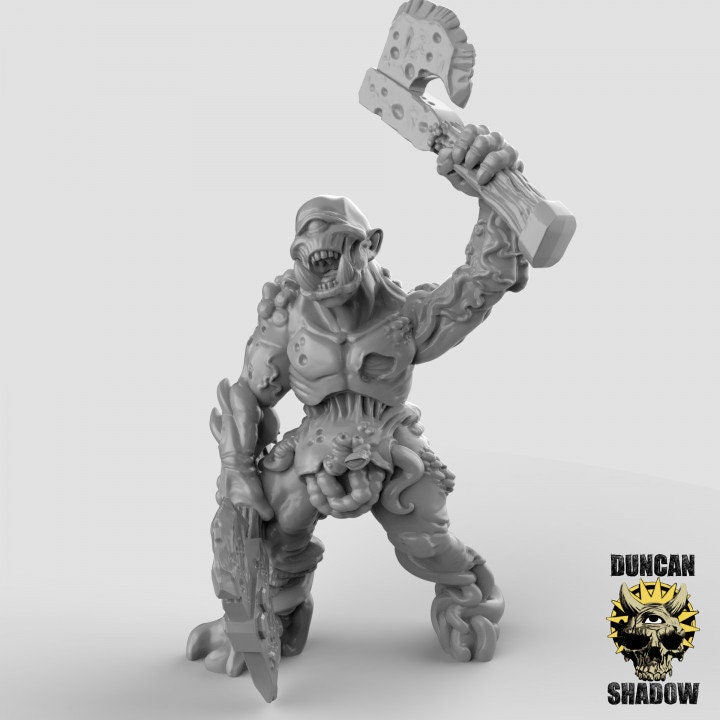 Plague Demon Miniature Set | 28mm-32mm | 3D Printed Resin Plague