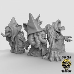D0328-D03330 Duncan Shadow Mouse folk Mutant Dnd, Dungeon and Dragon Mini, Tabletop Miniature, Fantasy Miniatures, Mouse-folk Mutant
