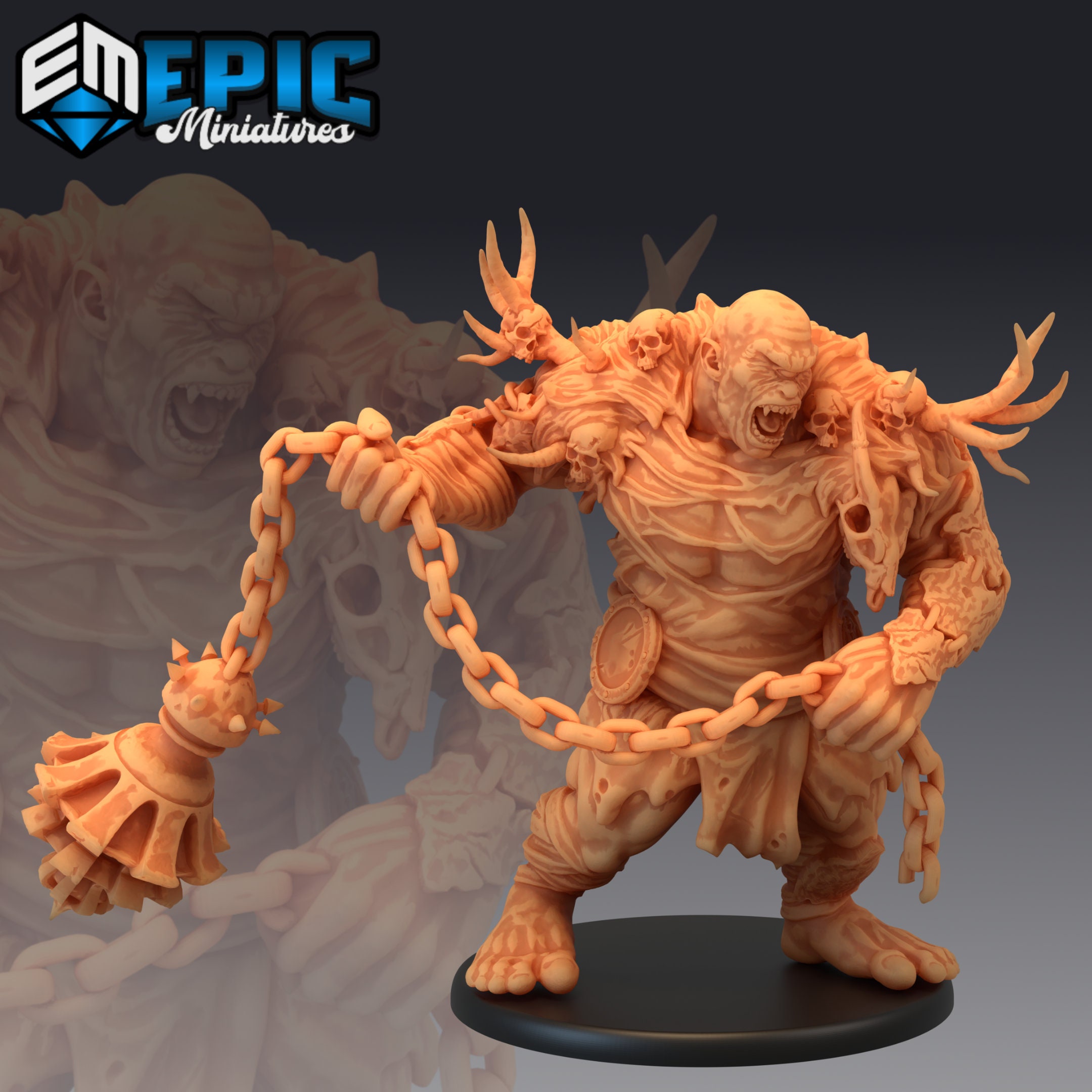 Epic Cyclops Miniature | 28mm-32mm | 3D Printed Resin Cyclops Giant ...