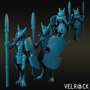 Anubis  28mm and 32mm scale designed by Velrock Miniatures, Tabletop miniature for Wargaming,